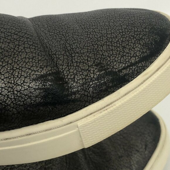 Frye Size 8 Ivy Pewter Metallic Slip-On Sneaker - Picture 8 of 8